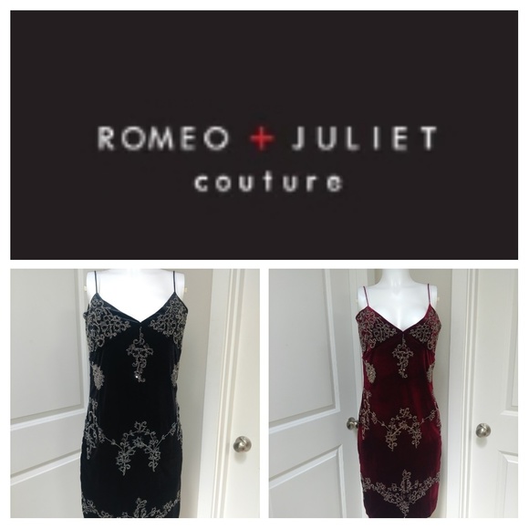 Romeo & Juliet - Embellished Velvet Slip Dress - Picture 8 of 8